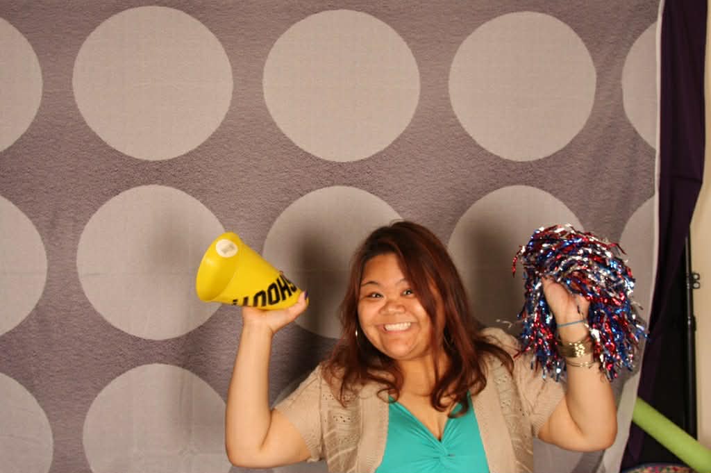 Lorraine at photo booth